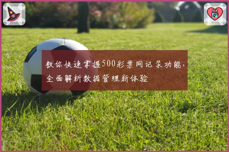 教你快速掌握500彩票网记录功能，全面解析数据管理新体验